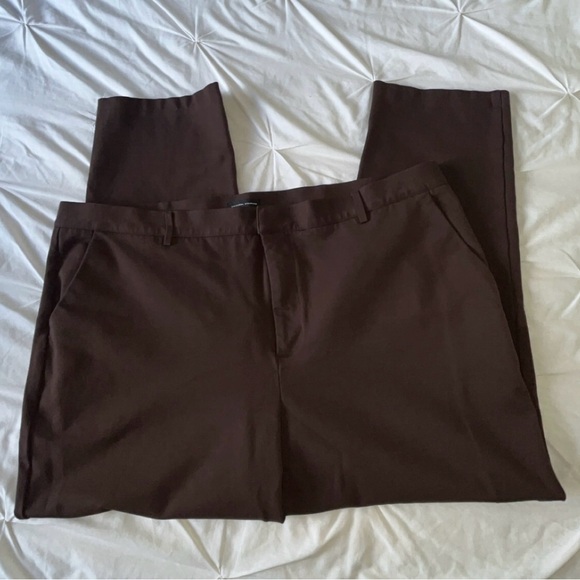 Universal Standard Plus-Sized Chocolate Brown Stretchy Pants SIZE LARGE 22-24 - Picture 4 of 10